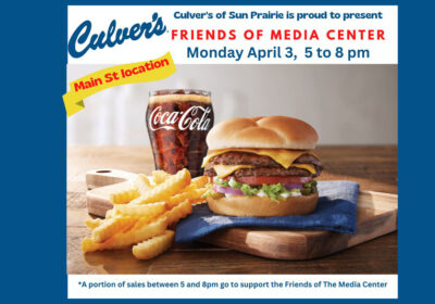 CULVER’S SETS FRIENDS OF SPMC SHARE NIGHT FOR APRIL 3
